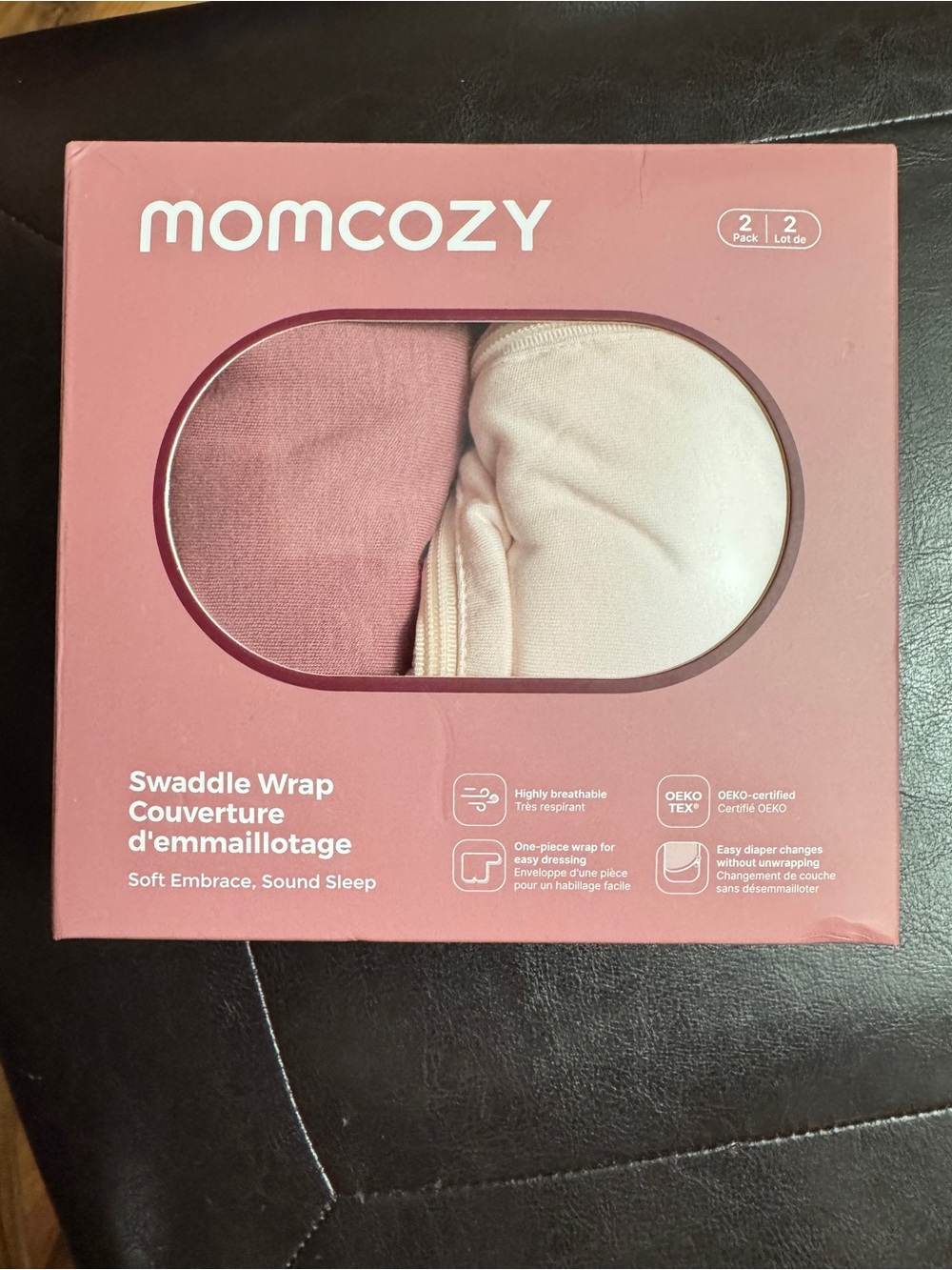 Swaddle Wrap 2-Pack in Dusty Rose & Blush